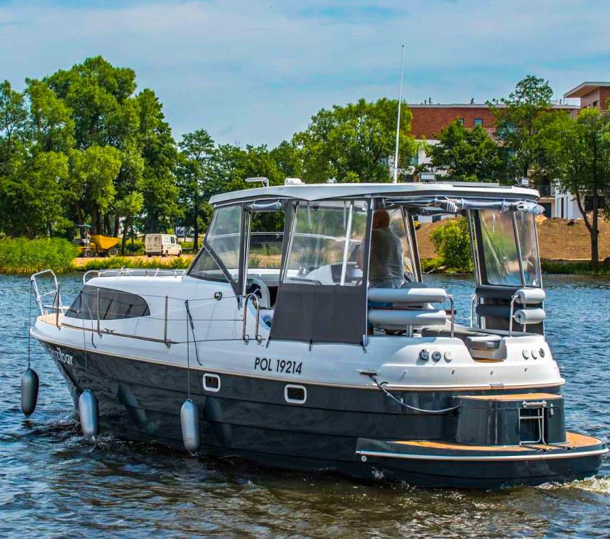 104687979 - szczecin, poland. 25 june 2018. yacht marina in szczecin city